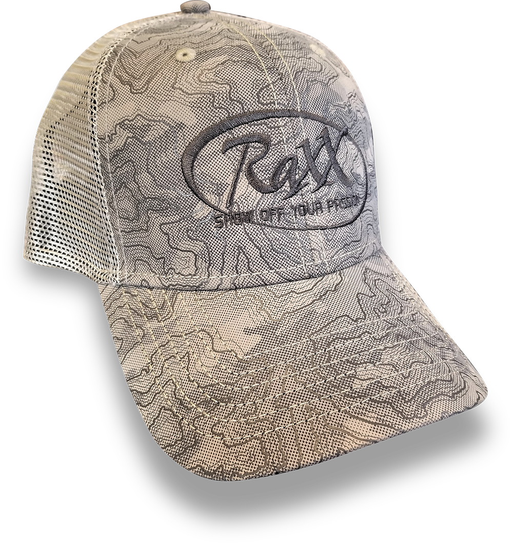 Raxx Khaki topographic hat